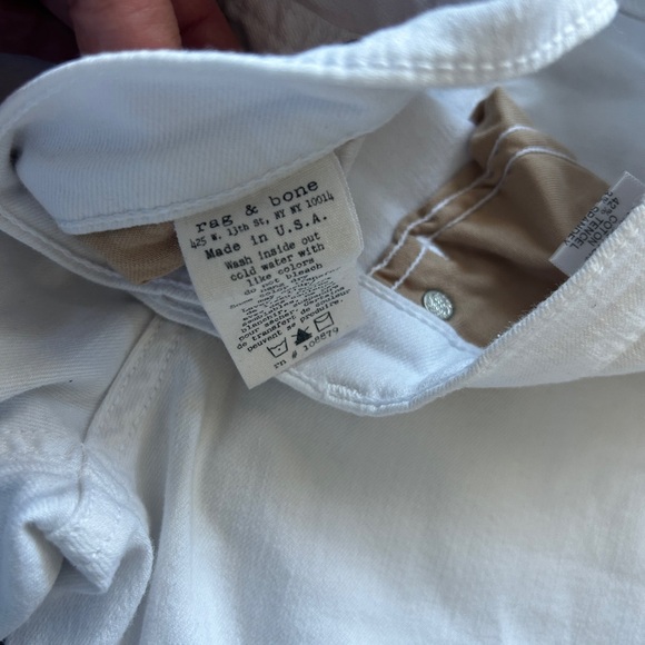 Rag & Bone White Denim - High Rise Skinny - Picture 5 of 7